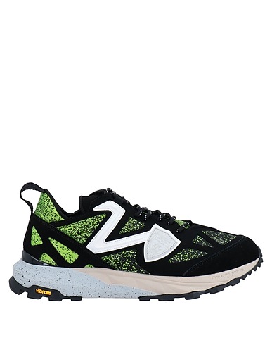 PHILIPPE MODEL Sneakers Black Soft Leather, Textile fibers