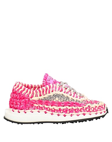 VALENTINO GARAVANI Sneakers Fuchsia Textile fibers