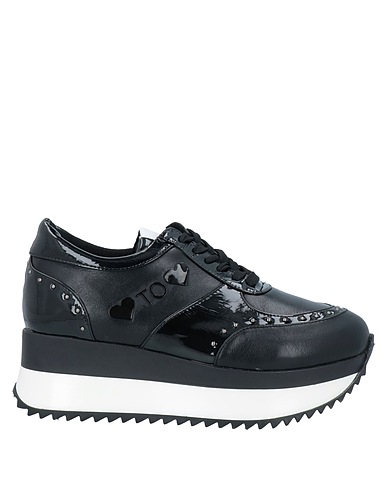 GAI MATTIOLO Sneakers Black Textile fibres