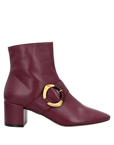 MALÌPARMI Ankle boot Burgundy Leather