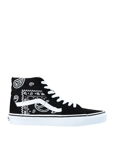 VANS Sneakers Black Soft Leather, Textile fibers