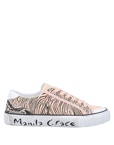 MANILA GRACE Sneakers Salmon pink Textile fibers