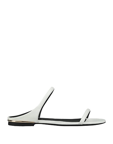 FURLA サンダル FURLA CODE SANDAL T.10
 ホワイト 羊革（シープスキン） 100%