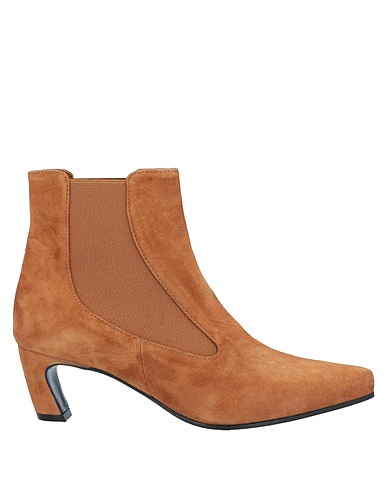 ALDO CASTAGNA Stiefelette Kamel Leder, Elastische Fasern