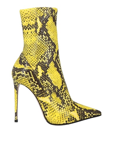 LE SILLA Ankle boot Yellow Textile fibers