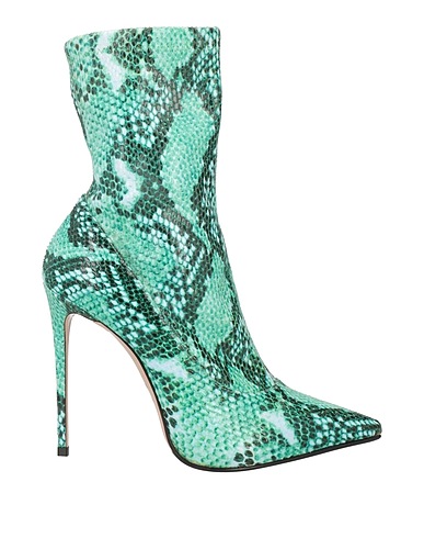 LE SILLA Ankle boot Green Textile fibers
