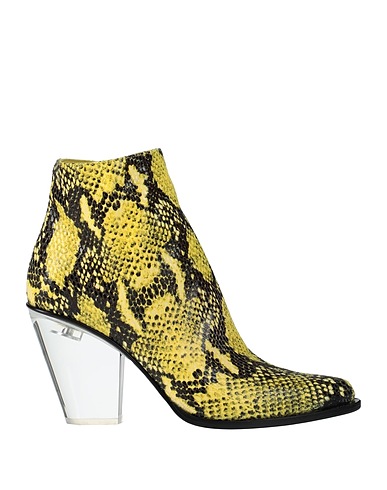 LE SILLA Ankle boot Yellow Leather