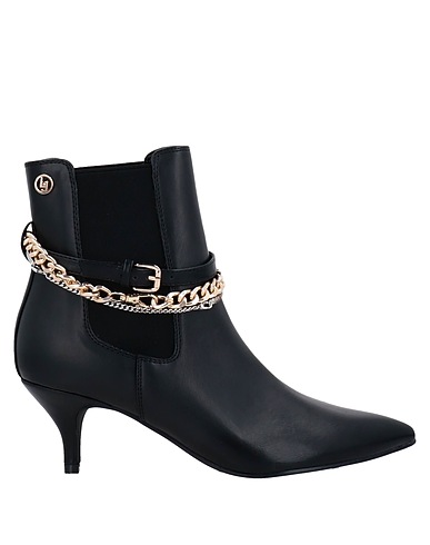 LIU •JO Ankle boot Black Textile fibres