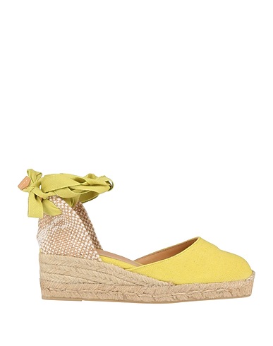CASTAÑER Espadrilles Lime green Textile fibers