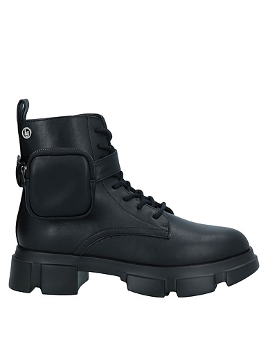 LIU •JO Ankle boot Black Textile fibres