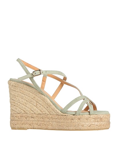 CASTAÑER Espadrilles Sage green Leather