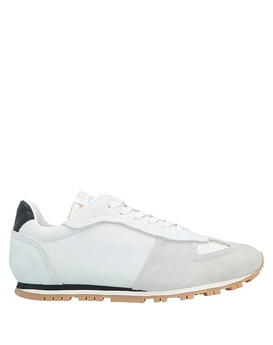 MAISON MARGIELA Sneakers Light grey Soft Leather, Textile fibers