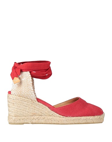 CASTAÑER Espadrilles Rouge Fibres textiles