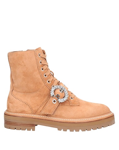 JIMMY CHOO Ankle boot Camel Leather