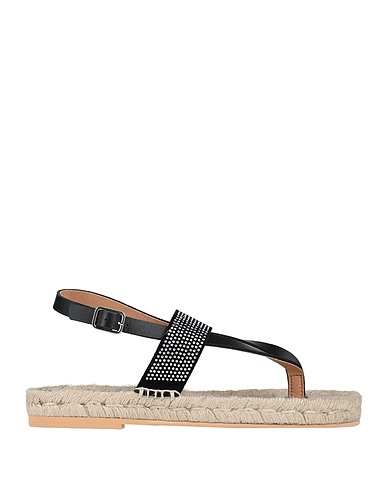 KANNA Espadrillas Nero Vacchetta