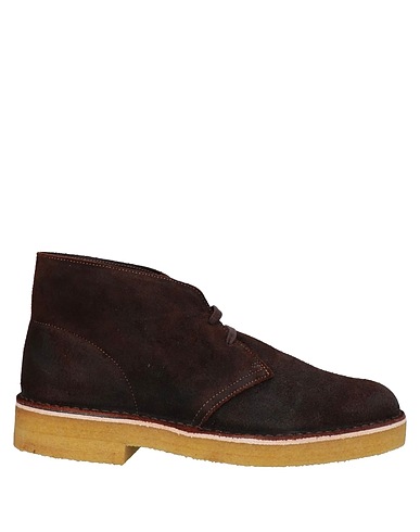 CLARKS ORIGINALS Ankle boot Dark brown Soft Leather