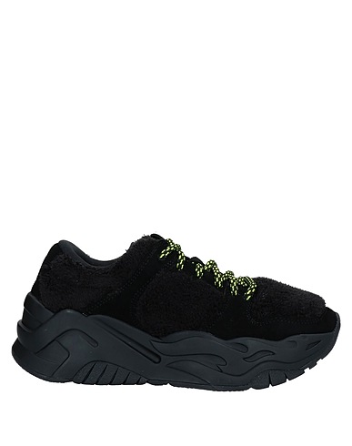 JUST CAVALLI Sneakers Schwarz Gewebefasern, Leder