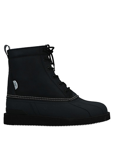 SUICOKE Ankle boot Black Synthetisches Material, Rubber