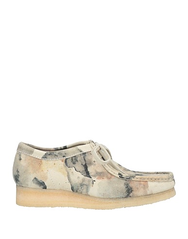 CLARKS ORIGINALS Laced shoes Beige Soft Leather