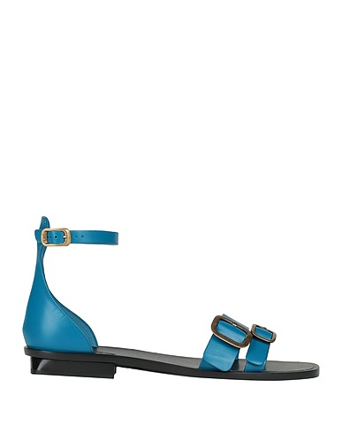 TOD'S Sandalen Aquamarin Kalbsleder