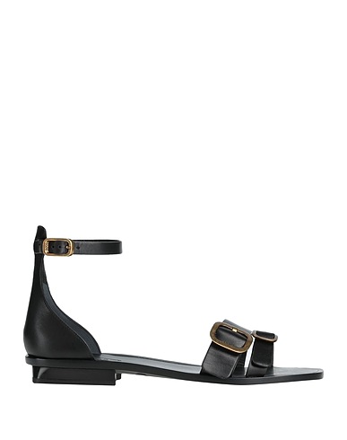 TOD'S Sandals Black Calfskin
