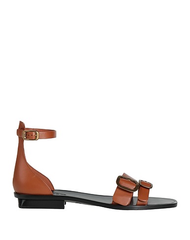 TOD'S Sandali Marrone Pelle di vitello