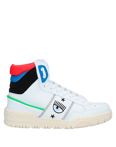 CHIARA FERRAGNI Sneakers White Soft Leather