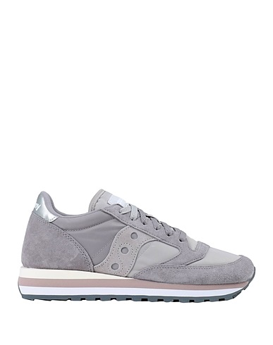 SAUCONY Sneakers JAZZ TRIPLE PINK/YELLOW
 Grey Soft Leather, Textile fibres