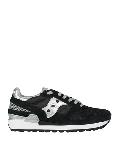 SAUCONY Sneakers SHADOW ORIGINAL BLACK/SILVER REFLECTIVE
 Schwarz Leder, Gewebefasern