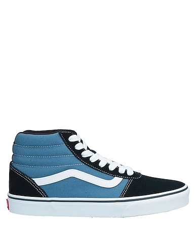VANS Sneakers Midnight blue Soft Leather, Textile fibres