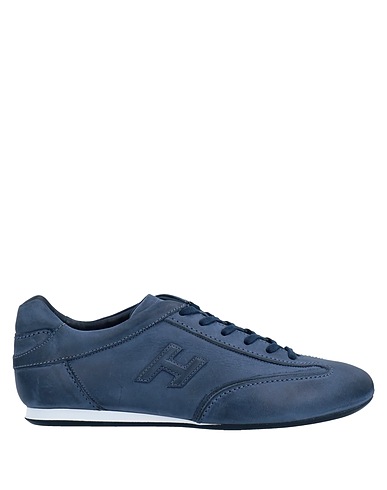 HOGAN Sneakers Slate blue Soft Leather