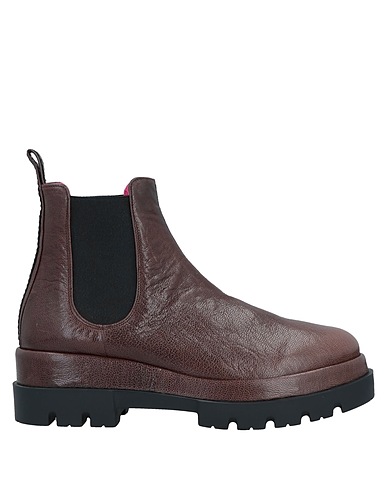LE BABE Stiefelette Dunkelbraun Leder