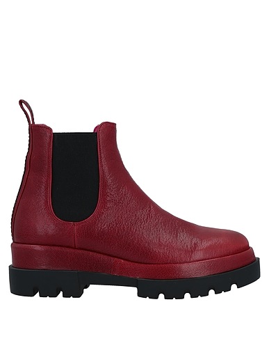 LE BABE Ankle boot Brick red Soft Leather