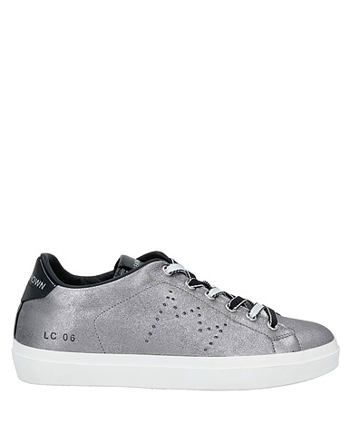LEATHER CROWN Sneakers Grey Soft Leather