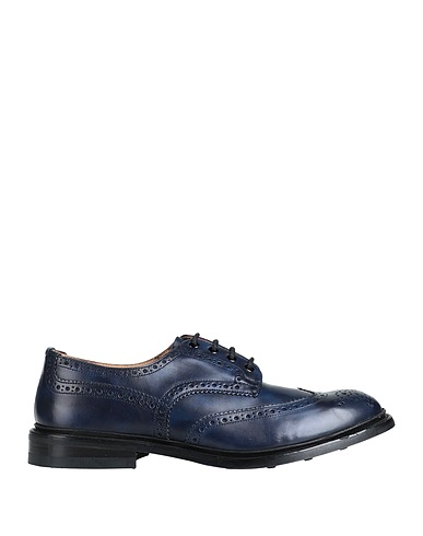 TRICKER'S Stringate Blu notte Pelle