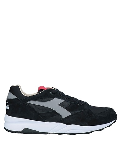 DIADORA HERITAGE Sneakers Black Soft Leather, Textile fibres
