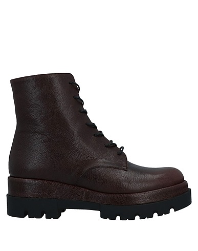 LE BABE Ankle boot Dark brown Soft Leather