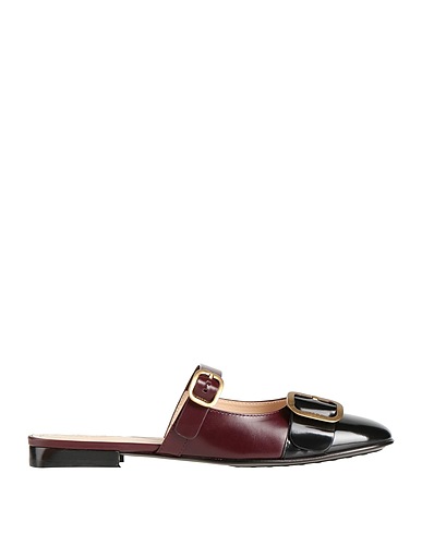 TOD'S Mule e zoccoli Bordeaux Pelle