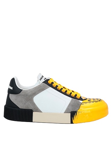 DOLCE&GABBANA Sneakers Yellow 100% Calfskin