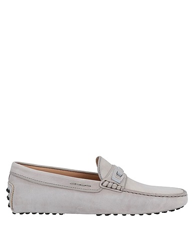 TOD'S Mocassino Grigio chiaro Pelle