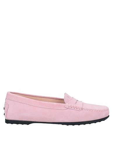 TOD'S Loafers Pink Soft Leather