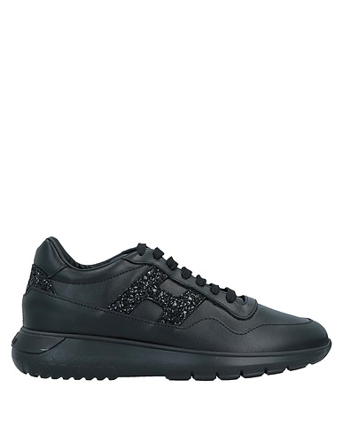 HOGAN Sneakers Black Soft Leather, Other Fibres