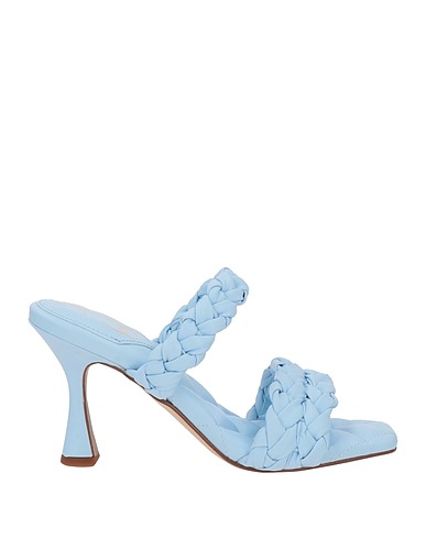 SAM EDELMAN Sandals Sky blue Textile fibres