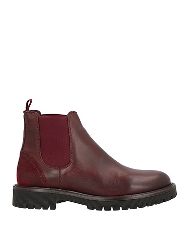 EXTON Stivaletti Bordeaux Pelle