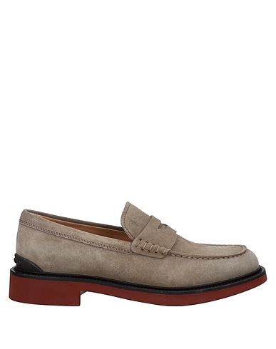 TOD'S Loafers Taupe Soft Leather