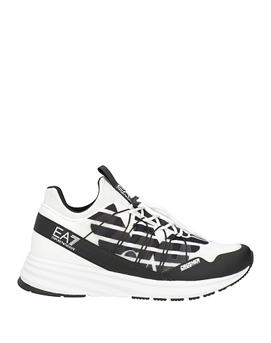 EA7 Sneakers Weiß 100% Polyester, Thermoplastisches Polyurethan