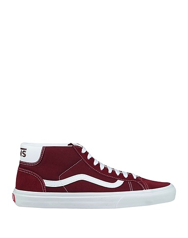 VANS Sneakers UA Mid Skool 37
 Burgundy Leather, Textile fibres