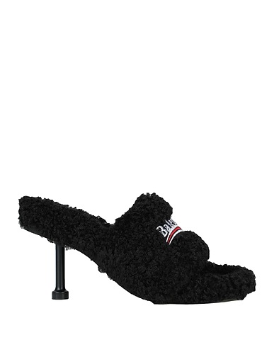 BALENCIAGA Sandalen Schwarz Gewebefasern