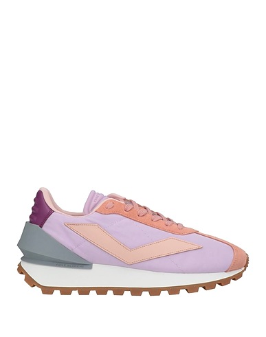 VOILE BLANCHE Sneakers Lilac Textile fibres, Soft Leather