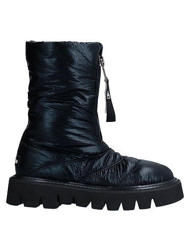 ELENA IACHI Ankle boot Black Textile fibers